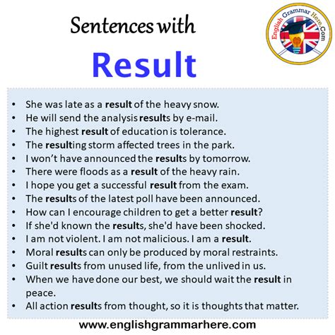how to pronounce result|result in a sentence.